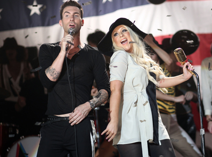 Adam Levine, Maroon 5, Christina Aguilera Adam Levine, Maroon 5, Christina Aguilera